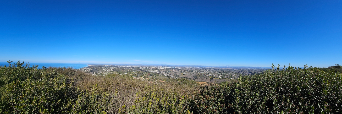 Overlooking I-5 North from Mount Soledad